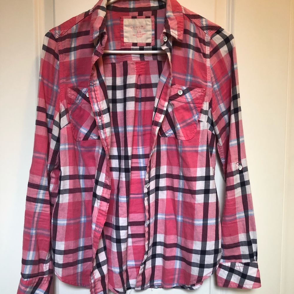 Pink Lightweight Flannel
